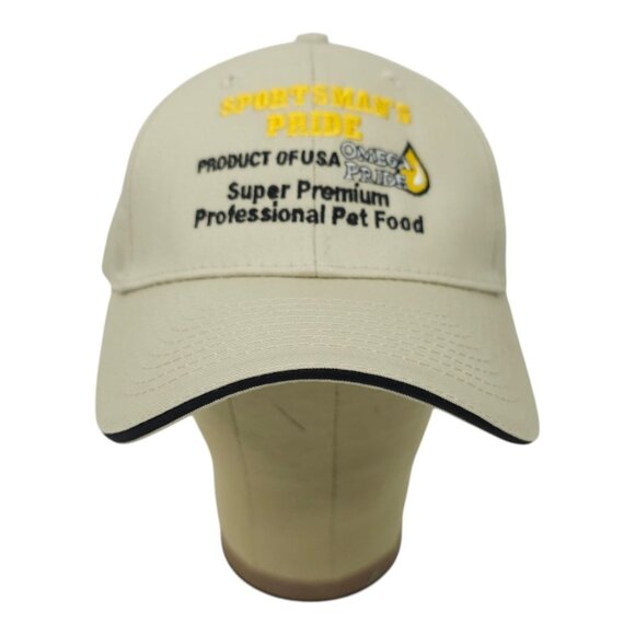 Sportsmans Pride Twill Strapback Cap Embroidered Logo Baseball Hat Pet Food - Picture 9 of 13